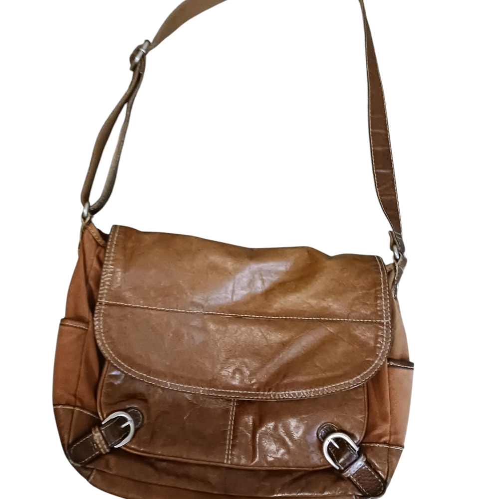 Brown Leather Shoulder Bag